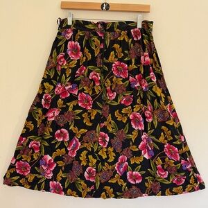 Vintage Floral Skirt